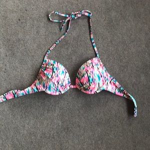 Colorful bikini top